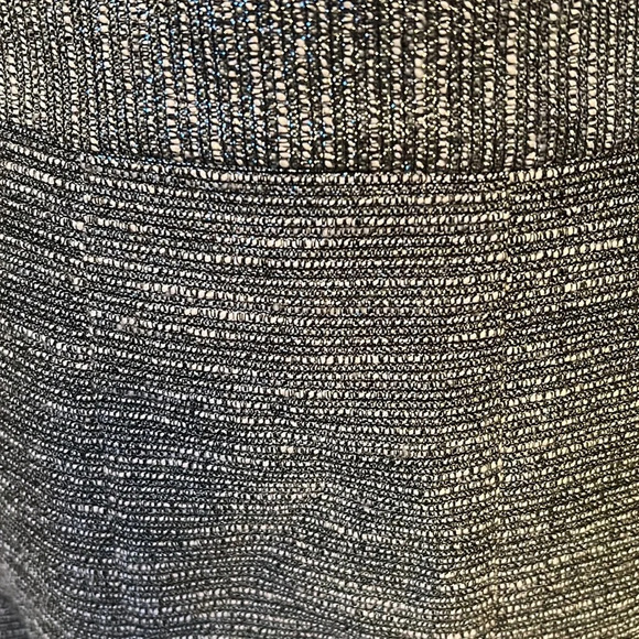 Banana Republic Tweed Metallic Ruffled Gray Skirt - Picture 3 of 6